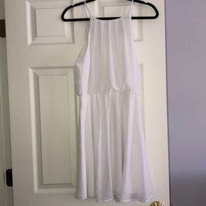 🎓White flowy GRADUATION DRESS🎓